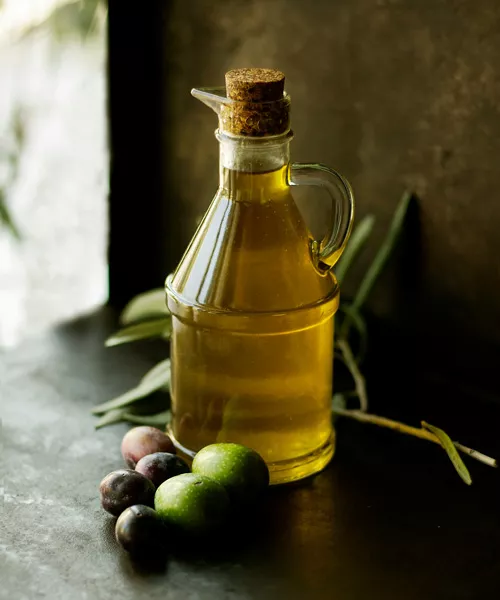 First cold-pressed extra virgin olive oil